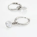 Cr&eacute;oles Argent Blanc Lehunnus Oxyde De Zirconium - Cr&eacute;oles Femme | Marc Orian