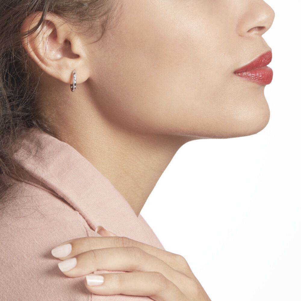 Créoles Selkis Oxydes De Zirconium - Créoles Femme | Marc Orian