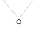 Collier Merelle Argent Blanc C&eacute;ramique Oxyde De Zirconium - Colliers avec pierres Femme | Marc Orian