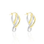 Cr&eacute;oles Holly Or Bicolore - Cr&eacute;oles Femme | Marc Orian