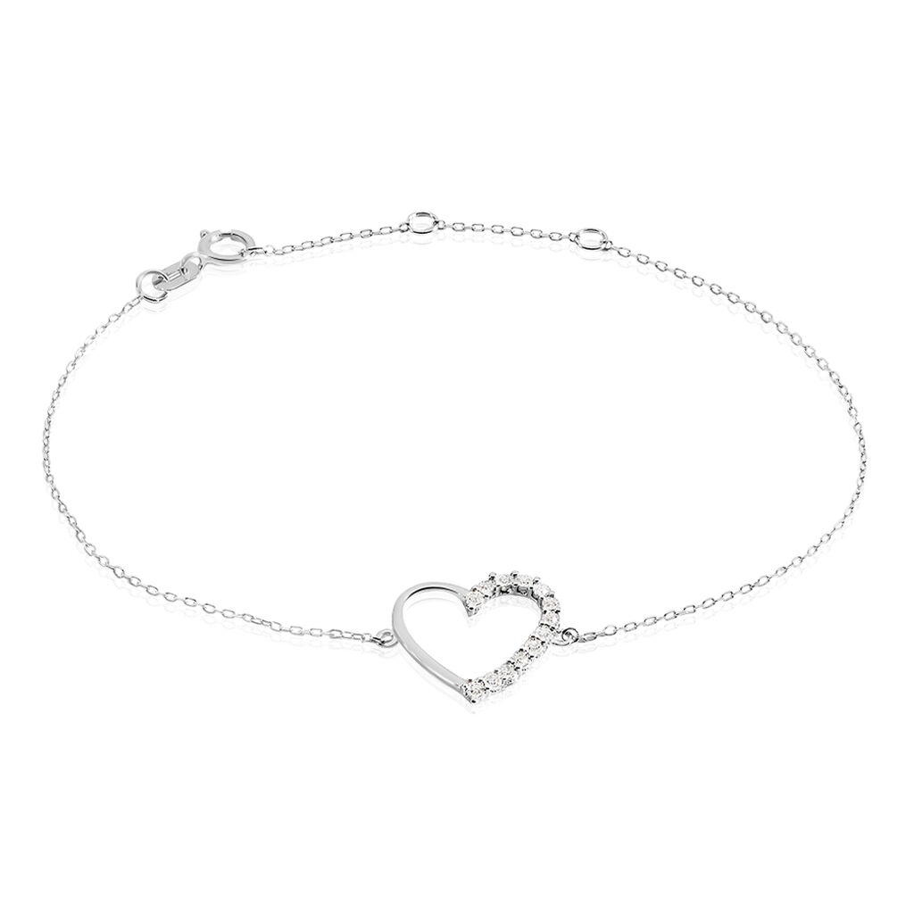 Bracelet Chlora Or Blanc Diamant - Bracelets chaînes Femme | Marc Orian