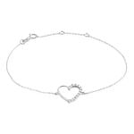 Bracelet Chlora Or Blanc Diamant - Bracelets cha&icirc;nes Femme | Marc Orian