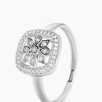 Bague Alixia Or Blanc Diamant - Bagues pierres pr&eacute;cieuses Femme | Marc Orian