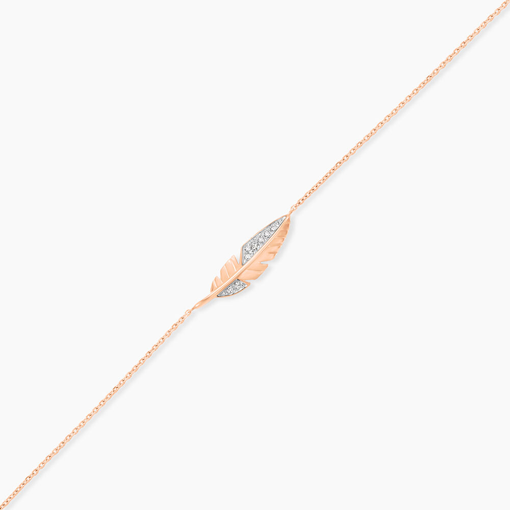 Bracelet Clodie Or Rose Diamant - Bracelets cha&icirc;nes Femme | Marc Orian