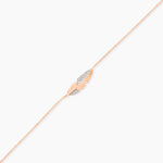 Bracelet Clodie Or Rose Diamant - Bracelets cha&icirc;nes Femme | Marc Orian