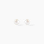 Boucles D'oreilles Puces Suki Or Jaune Perle De Culture - Boucles d'oreilles mariage Femme | Marc Orian