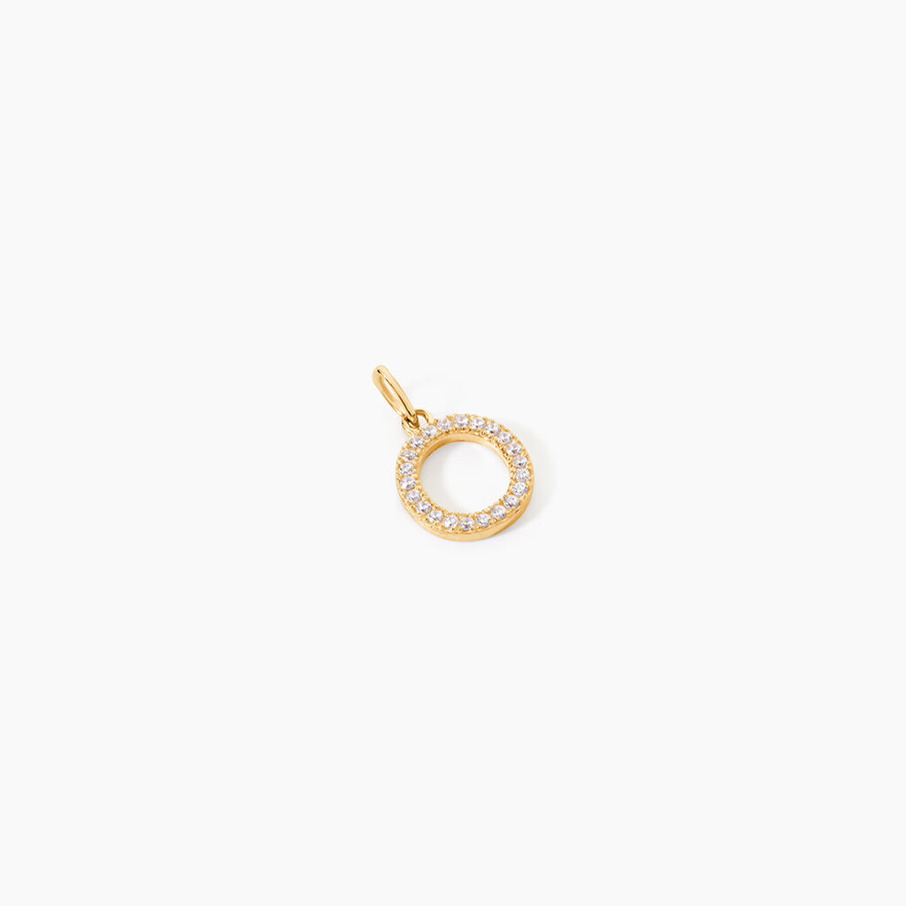 Pendentif Lettre O Or Jaune Oxyde - Pendentifs Famille | Marc Orian
