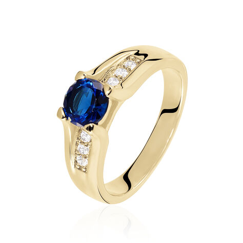 Bague Solitaire Maloe Plaque Or Jaune Oxyde De Zirconium - Bagues Solitaire Femme | Marc Orian