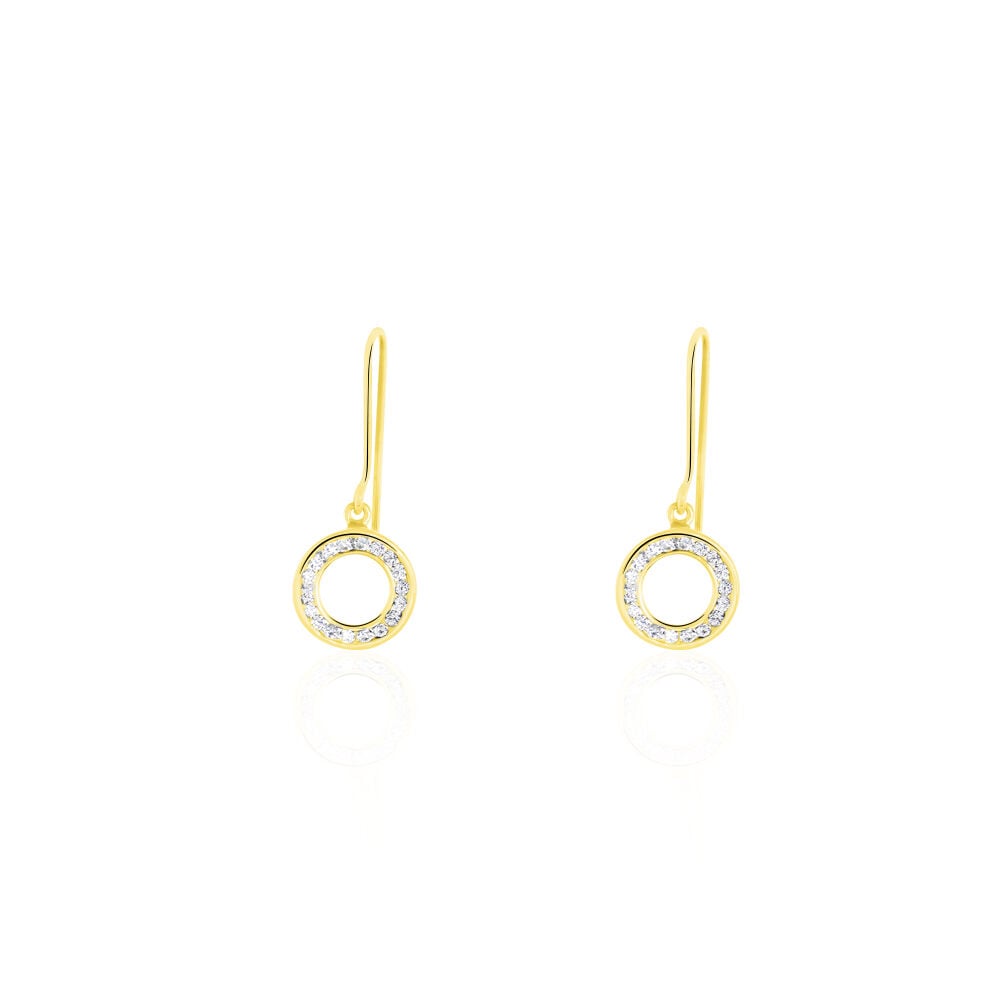 Boucles D'oreilles Pendantes Lavande Or Jaune Oxydes - Pendantes Femme | Marc Orian