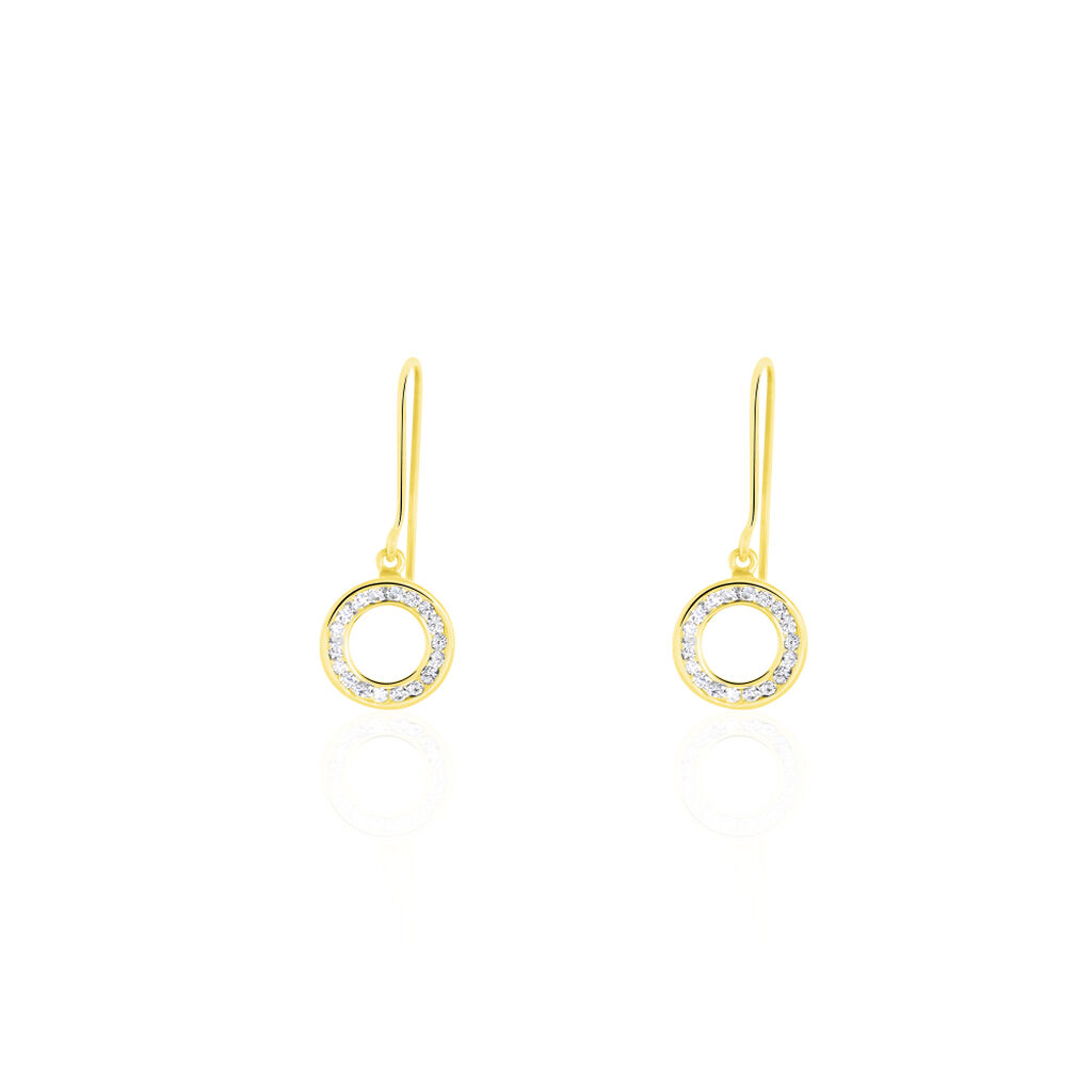 Boucles D'oreilles Pendantes Lavande Or Jaune Oxydes - Pendantes Femme | Marc Orian