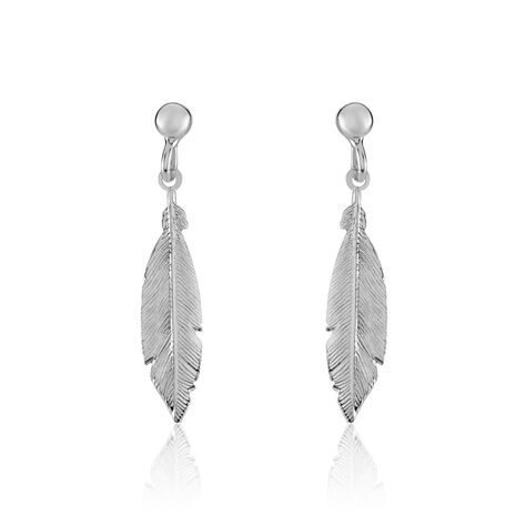 Boucles D'oreilles Pendantes Euriell Argent Blanc - Boucles d'oreilles Pendantes Femme | Marc Orian