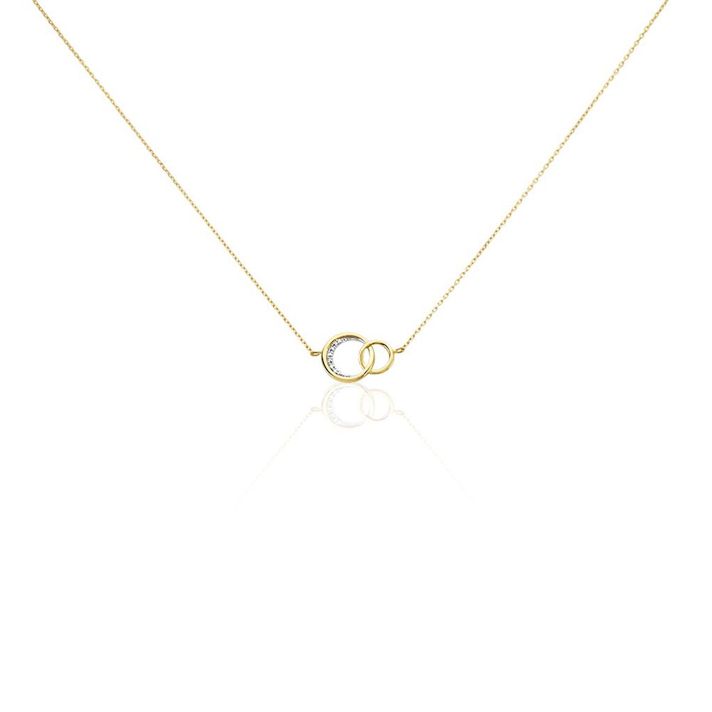 Collier Or Jaune Caelie Diamants - Colliers avec pierres Femme | Marc Orian