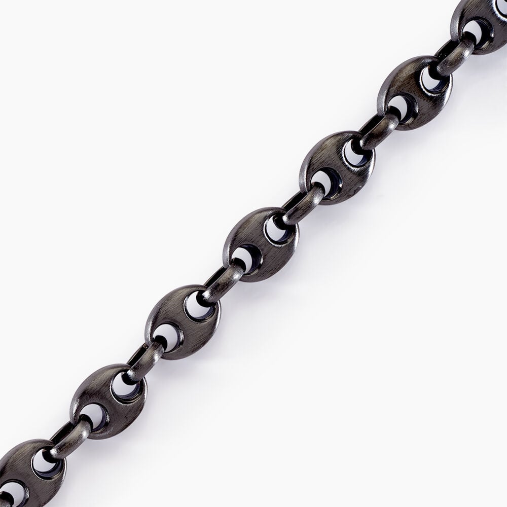 Bracelet Cadia Antique Acier Noir - Bracelets chaînes Homme | Marc Orian