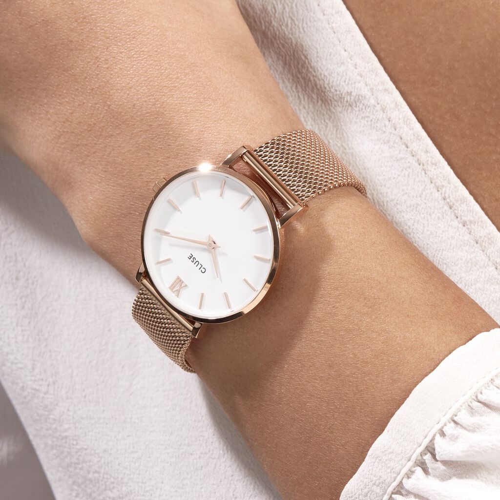 Montre Cluse Minuit Blanc - Montres Femme | Marc Orian