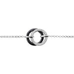 Bracelet You&me Argent Blanc C&eacute;ramique Et Oxyde De Zirconium - Bracelets fantaisie Femme | Marc Orian