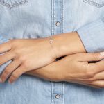 Bracelet Argent Blanc Shemsi Oxyde De Zirconium - Bracelets fantaisie Femme | Marc Orian