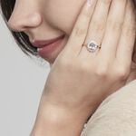 Bague Allande Or Jaune Topaze Et Oxyde De Zirconium - Bagues pierres fines Femme | Marc Orian