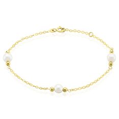 Bracelet Cannelle Or Jaune Perle De Culture - Bracelets chaînes Femme | Marc Orian