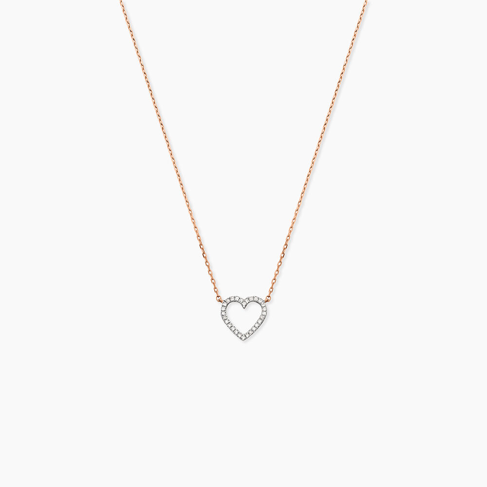 Collier Maude Or Rose Diamant - Colliers avec pierres Femme | Marc Orian
