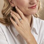 Bague Psara Argent Blanc - Bijoux fantaisie Femme | Marc Orian