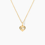 Pendentif Eudocie Coeur Lettre Or Jaune - Pendentifs Femme | Marc Orian