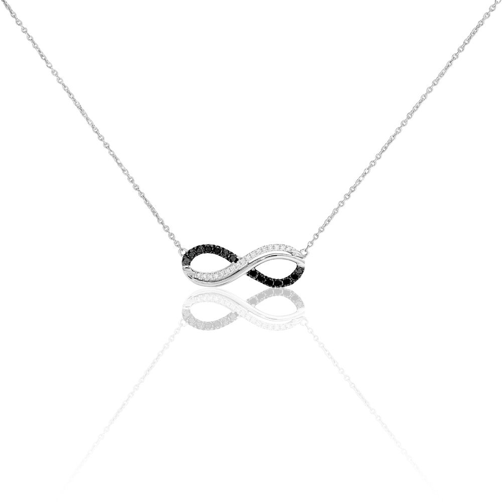 Collier Rejane Or Blanc Diamant - Colliers avec pierres Femme | Marc Orian
