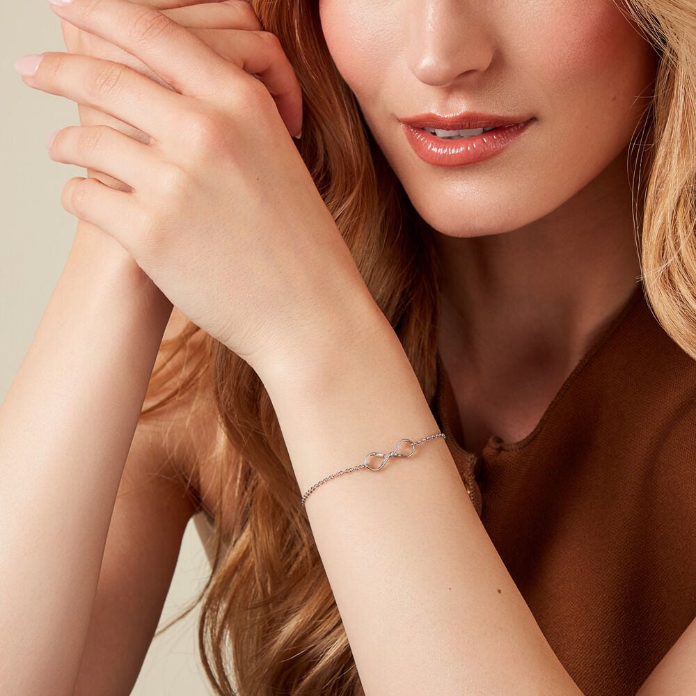 Bracelet Alissone Argent Blanc - Bracelets fantaisie Femme | Marc Orian