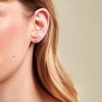 Boucles D'oreilles Puces Pepita Or Jaune Oxyde De Zirconium - Puces Famille | Marc Orian