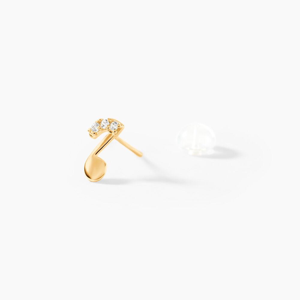 Boucles D'oreilles Or Jaune Xavierine Oxydes - Pendantes Femme | Marc Orian