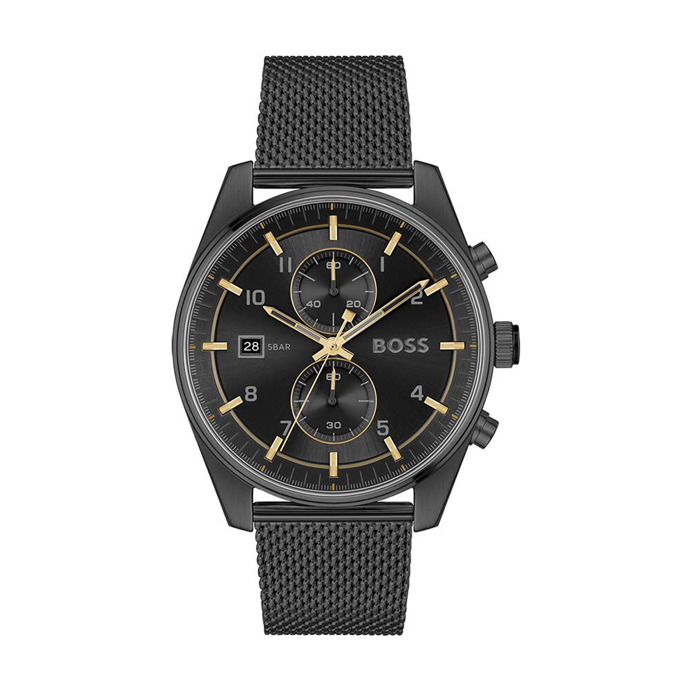 Montre Boss Skytraveller Noir - Montres étanches Homme | Marc Orian