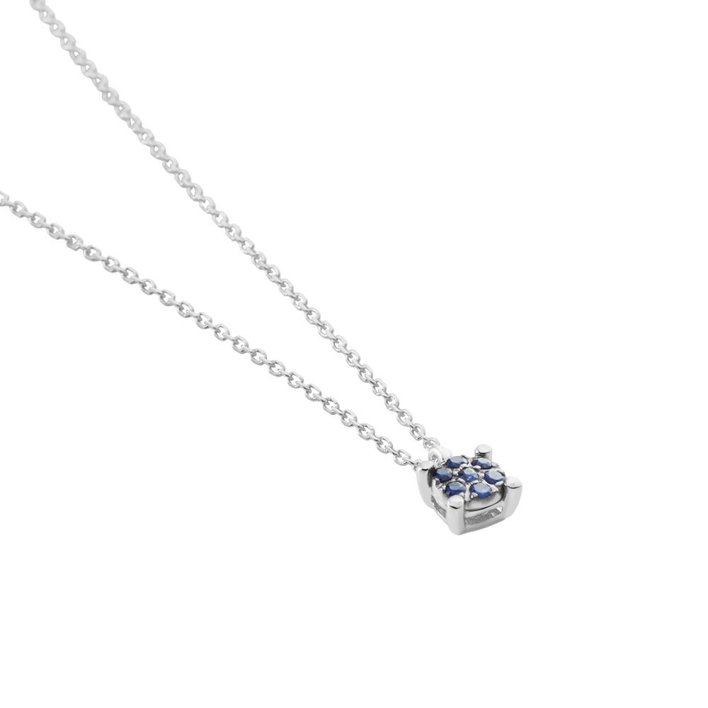 Collier Kate Or Blanc Saphir - Colliers avec pierres Femme | Marc Orian