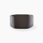 Chevali&egrave;re Winebald Acier Noir - Bijoux fantaisie Homme | Marc Orian