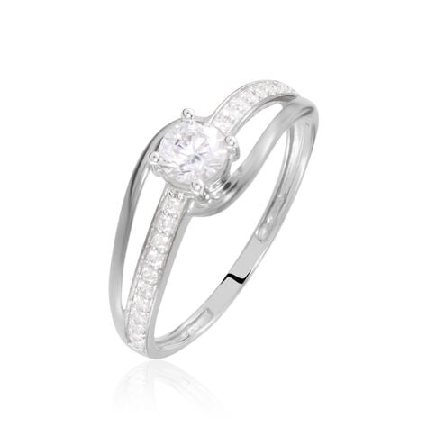 Bague Armelle Or Blanc Oxyde - Bagues avec pierre Femme | Marc Orian