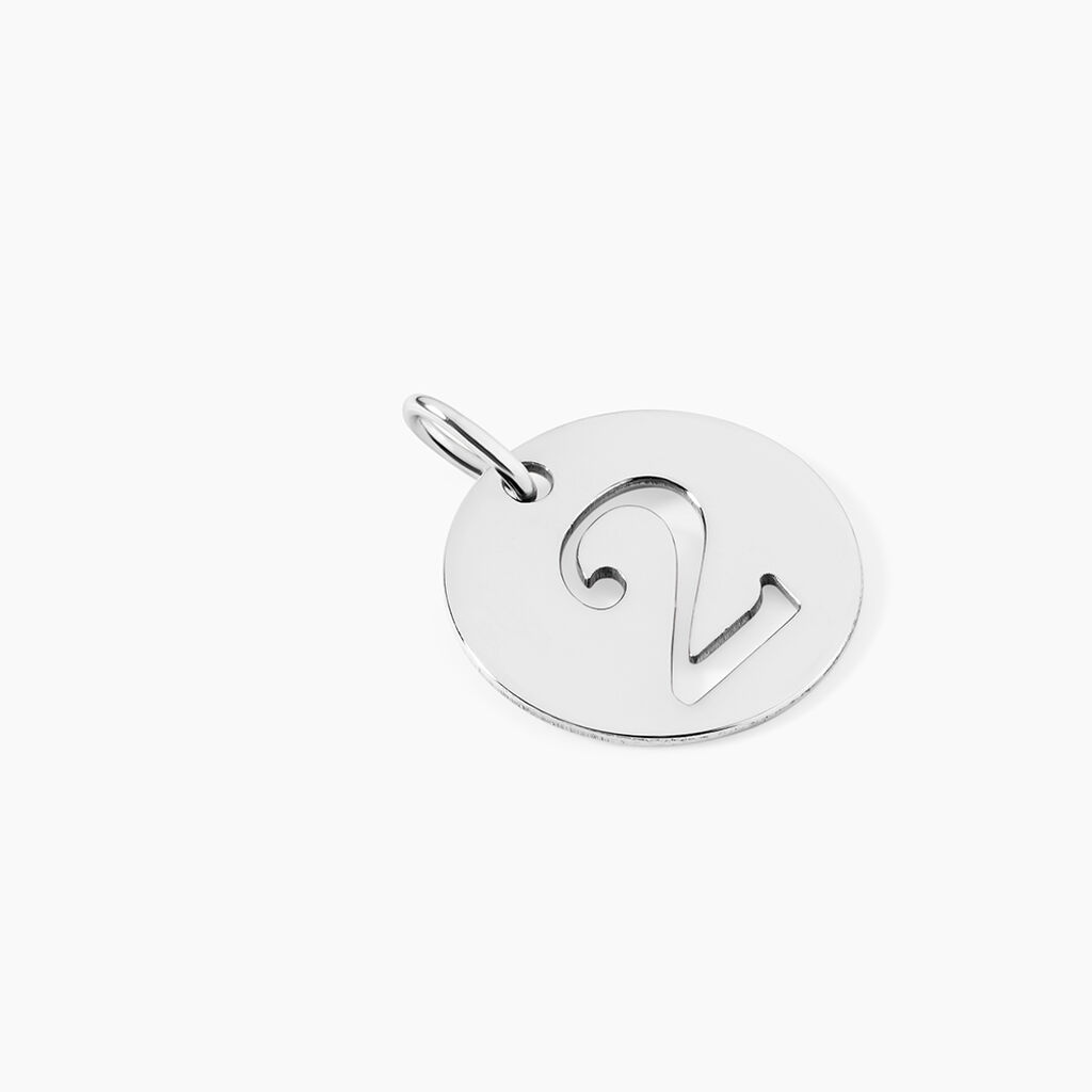 Pendentif Efiso Argent Blanc - Bijoux fantaisie Famille | Marc Orian