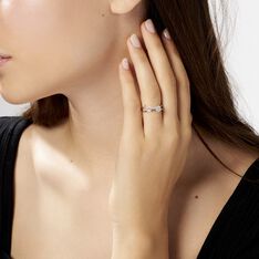 Bague Kuta Or Blanc Diamant - Bagues fiançailles Femme | Marc Orian
