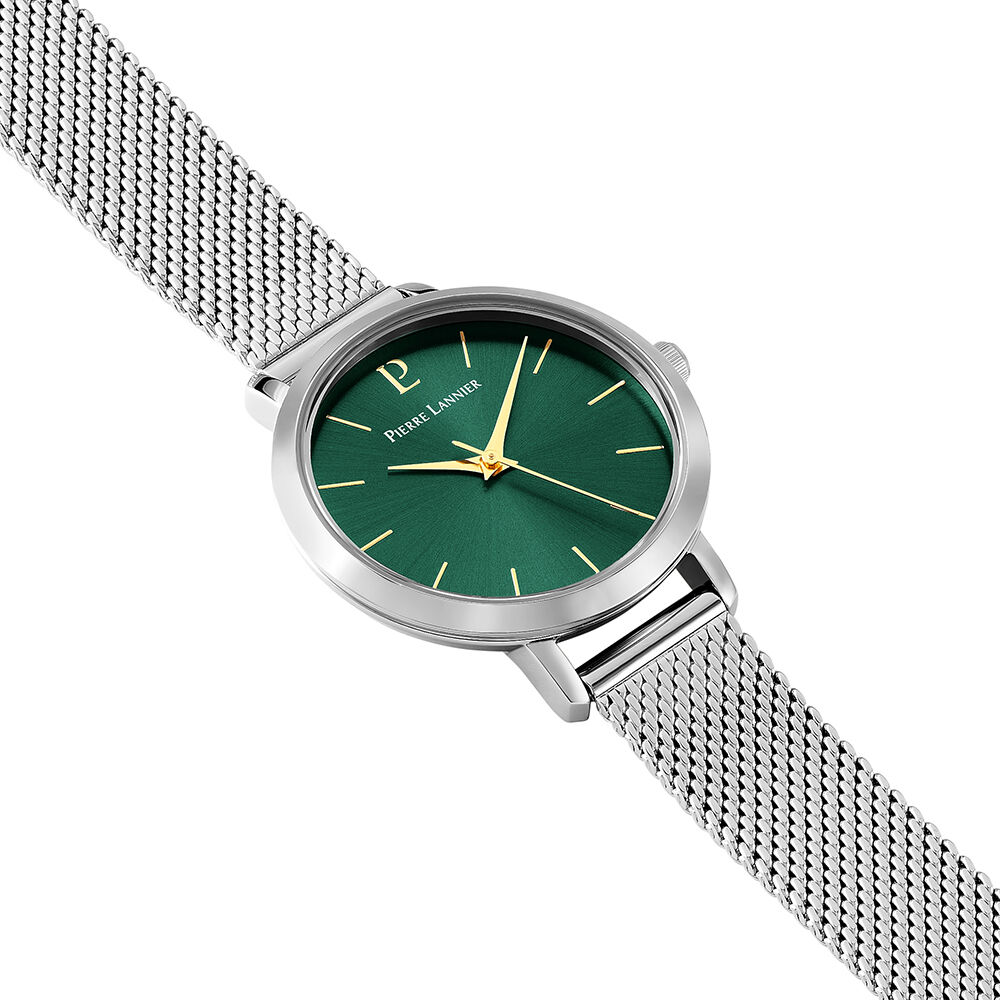Coffret De Montre Pierre Lannier Chouquette Vert - Montres étanches Femme | Marc Orian