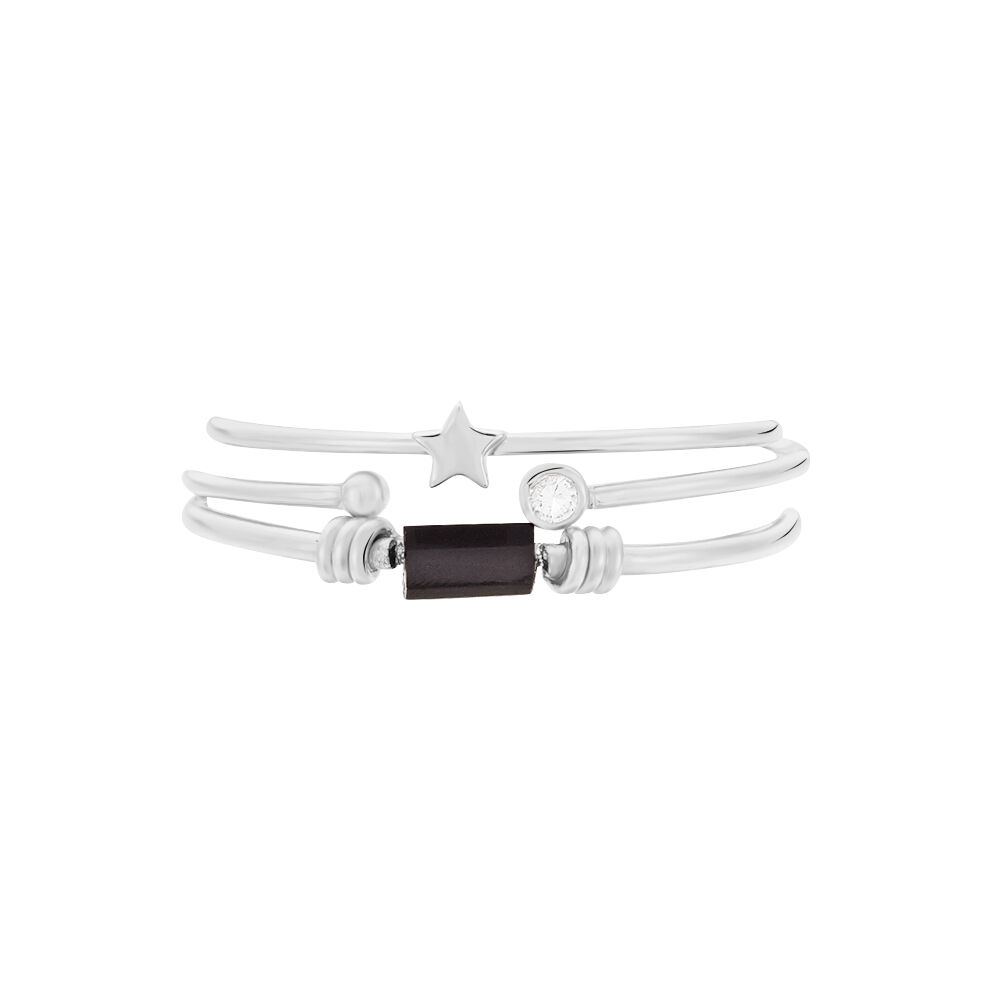Bague Soaad Argent Blanc Oxyde De Zirconium - Bagues avec pierre Femme | Marc Orian