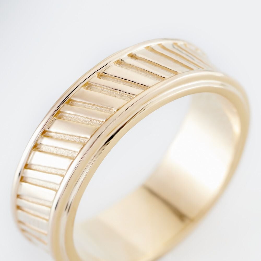 Bague Plaqué Or Jaune Jake - Bagues dorées Homme | Marc Orian