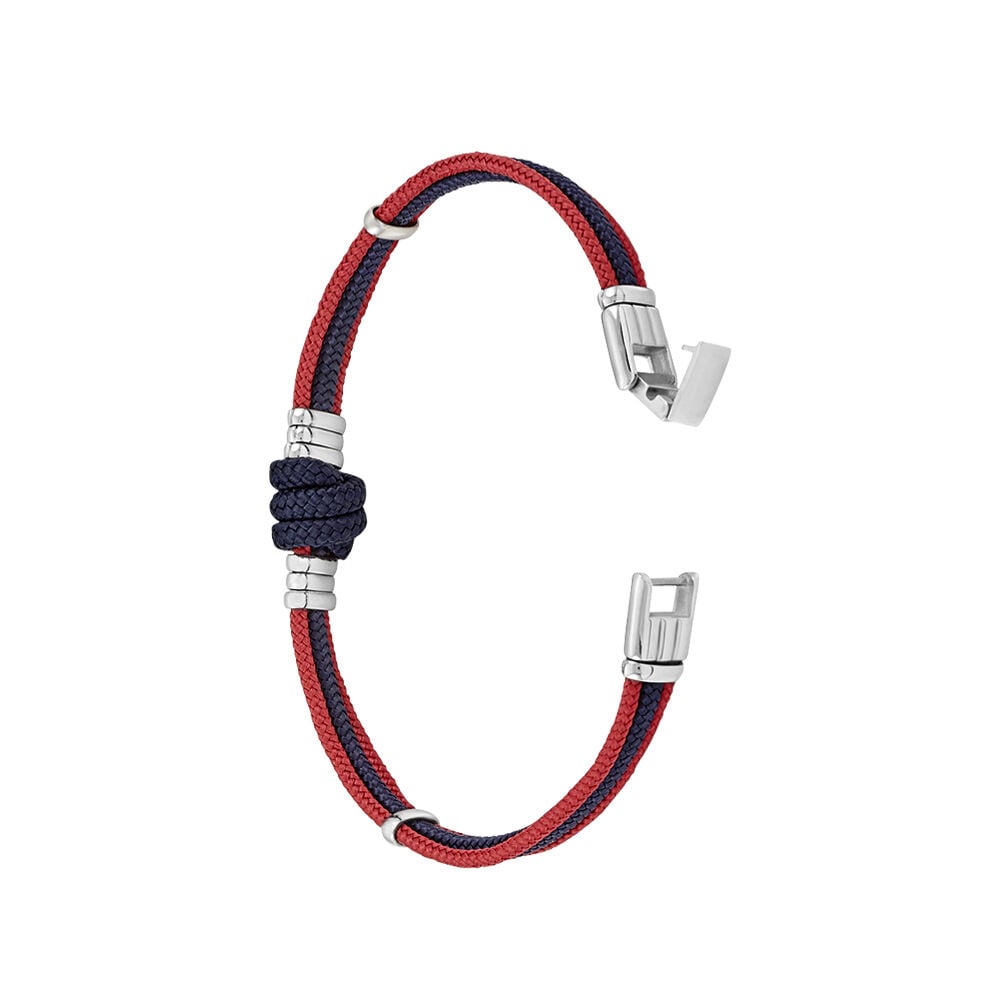 Bracelet Agarae Acier Blanc - Bracelets cordons Homme | Marc Orian
