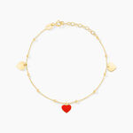 Bracelet Hinde Argent Jaune - Bracelets fantaisie Femme | Marc Orian