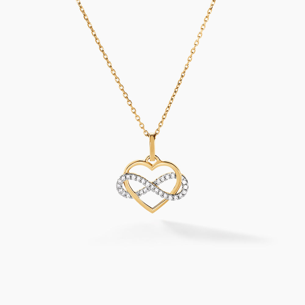 Collier Lachina Or Bicolore Oxyde De Zirconium - Colliers avec pierres Femme | Marc Orian