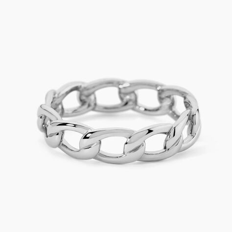 Bague Mallaury Acier Blanc - Bijoux fantaisie Femme | Marc Orian