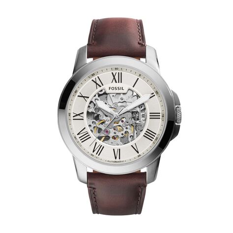 Montre Fossil Grant Automatique Beige - Montres automatique Homme | Marc Orian