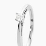 Bague Solitaire Iris Or Blanc Diamant - Solitaires Femme | Marc Orian