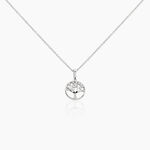 Collier Veva Argent Blanc Oxyde De Zirconium - Colliers avec pierres Femme | Marc Orian