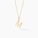 Pendentif Ionia Lettre Or Jaune - Pendentifs Famille | Marc Orian