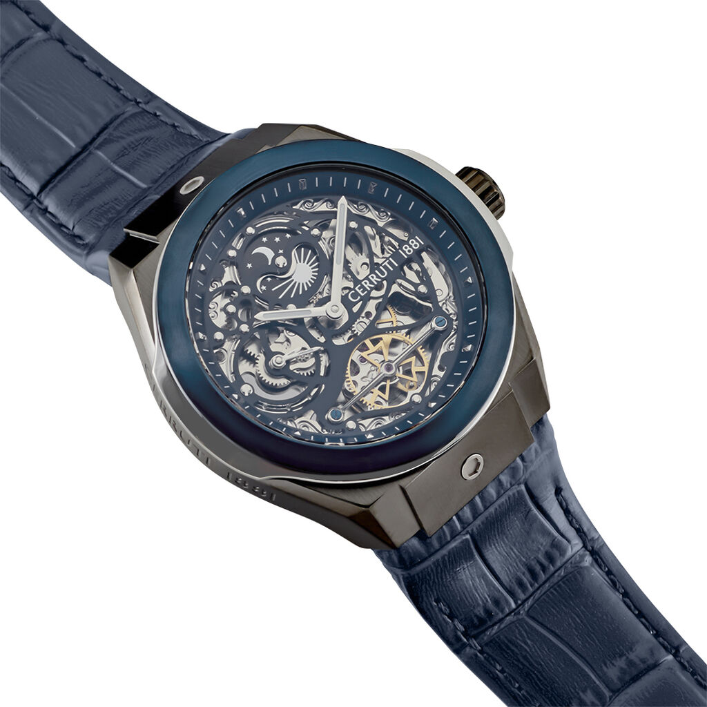 Montre Cerruti Cerruti Ruscello Automatic Bleu - Montres automatique Homme | Marc Orian