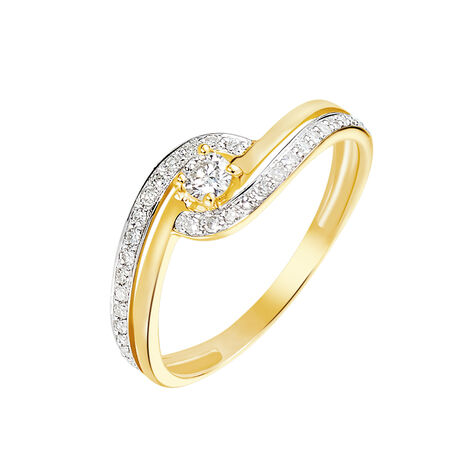 Bague Solitaire Vassilissa Or Jaune Diamant - Bagues Solitaire Femme | Marc Orian