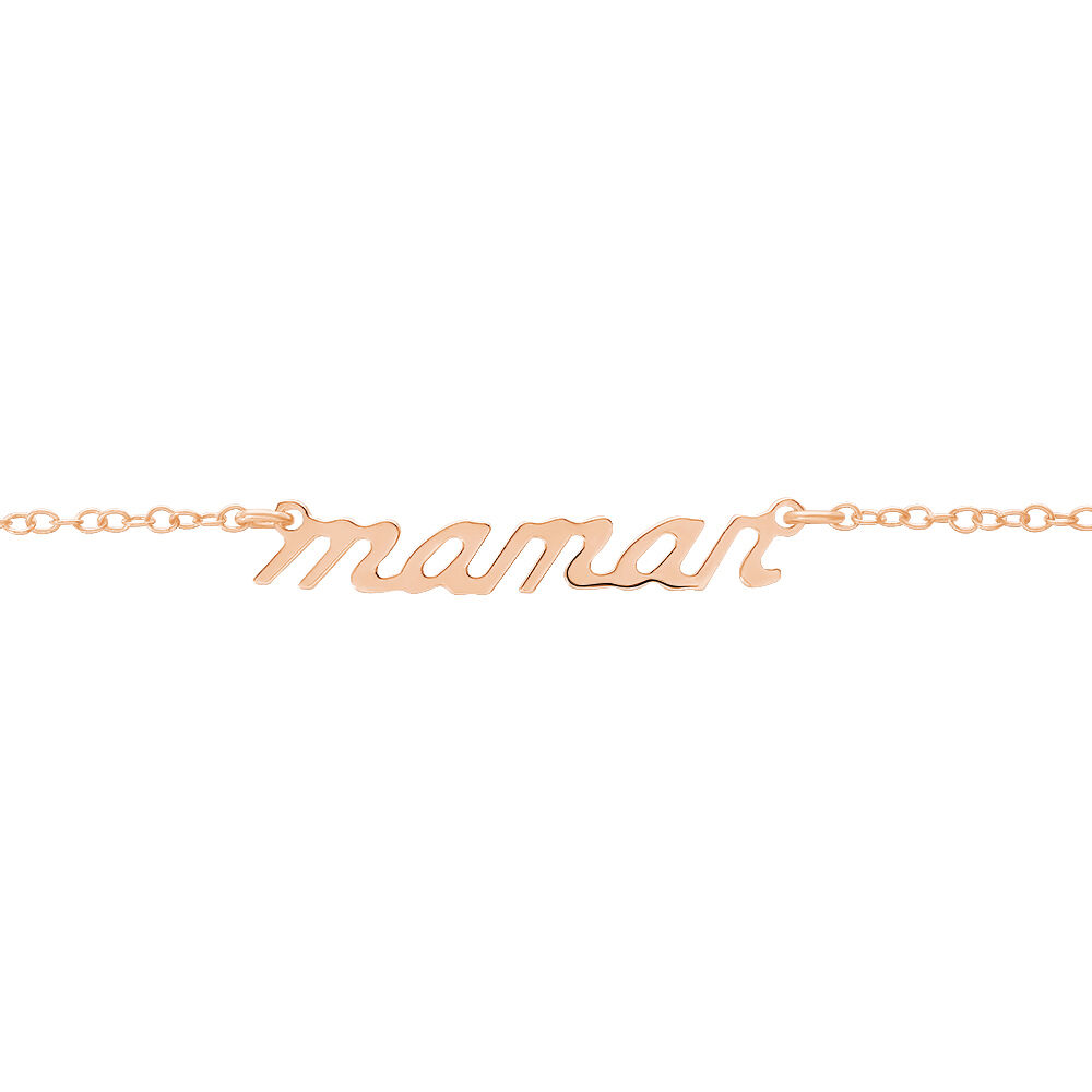 Bracelet Mendi Argent Rose - Bracelets chaînes Femme | Marc Orian