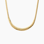 Collier Izel Chute Argent Dor&eacute; A L'Or 750/1000 - Colliers ete Femme | Marc Orian